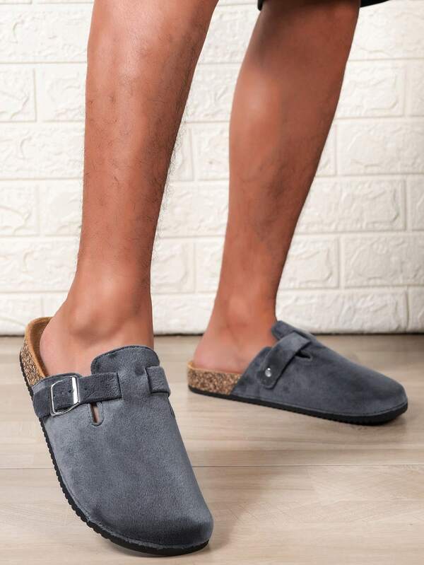 VÄLO Lumo Clog-Dark Gray Suede